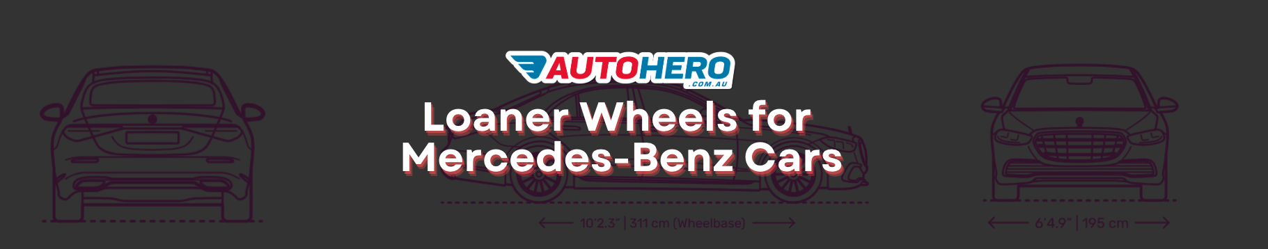 Rental Wheels for  Mercedes-Benz Cars IN SYDNEY